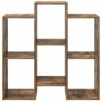 vidaXL Servírovacia skriňa Dymová dub 90 x 30 x 90 cm – Obrázok 2