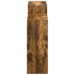 vidaXL Servírovacia skriňa Dymová dub 90 x 30 x 90 cm – Obrázok 4