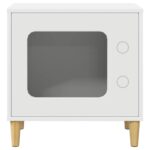 vidaXL Mačka Dom Biela 51 x 30 x 52 cm Kompozitné drevo – Obrázok 5