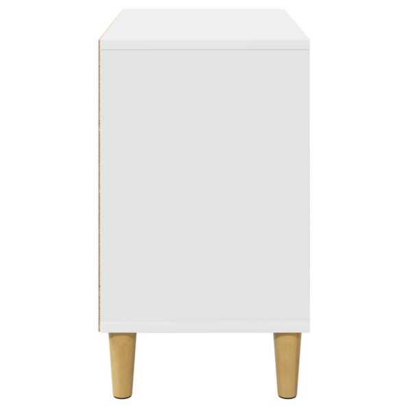 vidaXL Mačka Dom Biela 51 x 30 x 52 cm Kompozitné drevo – Obrázok 6