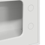 vidaXL Mačka Dom Biela 51 x 30 x 52 cm Kompozitné drevo – Obrázok 8