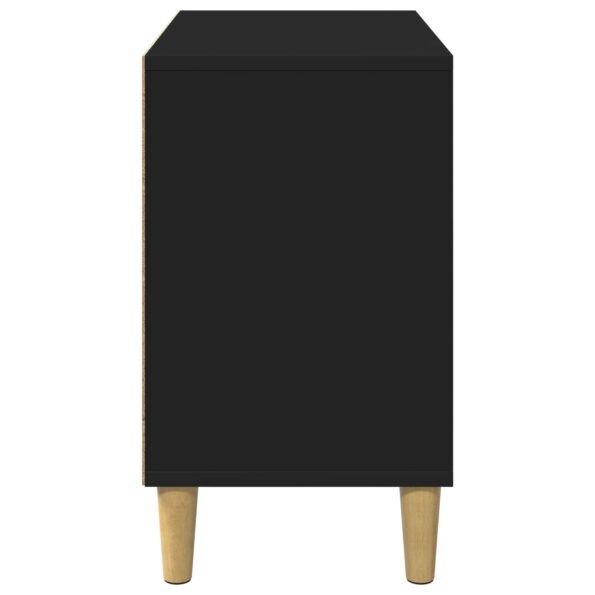vidaXL Mačka Dom Čierna 51 x 30 x 52 cm Kompozitné drevo – Obrázok 6