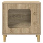 vidaXL Mačka Dom Sonoma 51 x 30 x 52 cm Kompozitné drevo – Obrázok 5