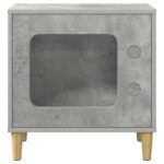 vidaXL Mačka Dom Betónová 51 x 30 x 52 cm Kompozitné drevo – Obrázok 5