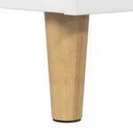 vidaXL Mačka Dom Lesklá biela 51 x 30 x 52 cm Kompozitné drevo – Obrázok 9