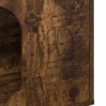 vidaXL Mačka Dom Dymová dub 51 x 30 x 52 cm Kompozitné drevo – Obrázok 7