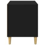 vidaXL Mačka Dom Čierna 42,5 x 40 x 53 cm Kompozitné drevo – Obrázok 6