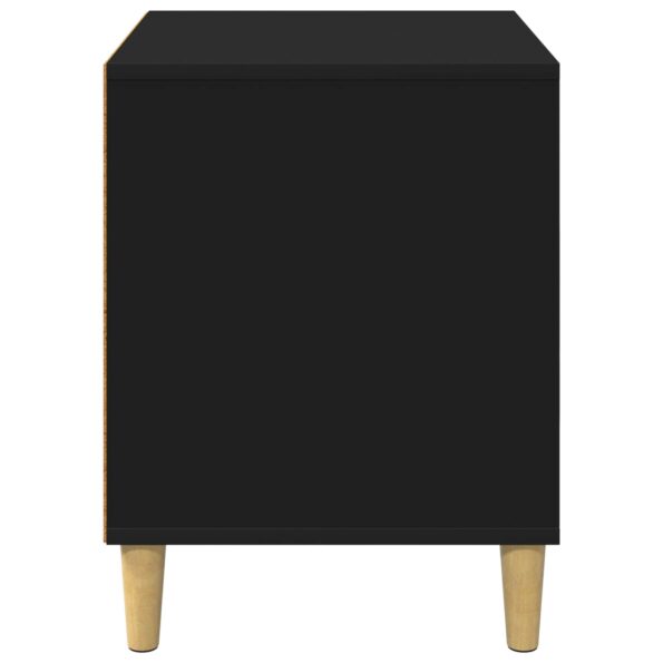 vidaXL Mačka Dom Čierna 42,5 x 40 x 53 cm Kompozitné drevo – Obrázok 6