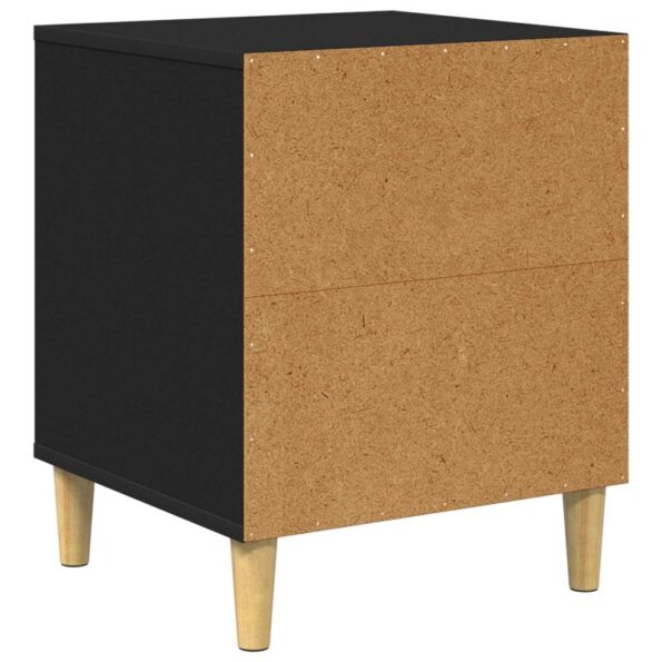 vidaXL Mačka Dom Čierna 42,5 x 40 x 53 cm Kompozitné drevo – Obrázok 7