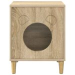 vidaXL Mačka Dom Sonoma 42,5 x 40 x 53 cm Kompozitné drevo – Obrázok 5