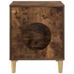 vidaXL Mačka Dom Dymová dub 42,5 x 40 x 53 cm Kompozitné drevo – Obrázok 5