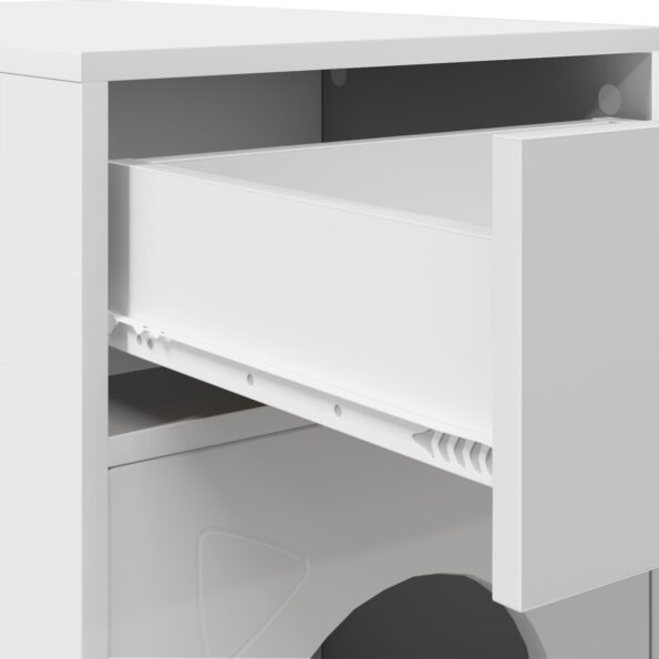 vidaXL Mačka Dom Biela 72 x 42.5 x 70 cm Kompozitné drevo – Obrázok 9