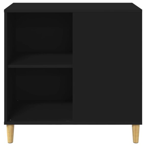 vidaXL Mačka Dom Čierna 72 x 42.5 x 70 cm Kompozitné drevo – Obrázok 6