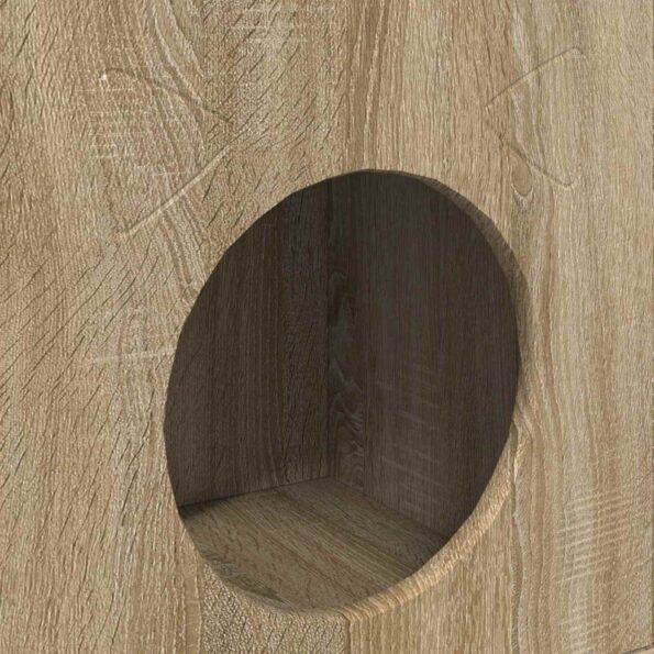 vidaXL Mačka Dom Sonoma 72 x 42.5 x 70 cm Kompozitné drevo – Obrázok 11