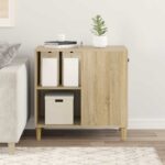 vidaXL Mačka Dom Sonoma 72 x 42.5 x 70 cm Kompozitné drevo – Obrázok 4