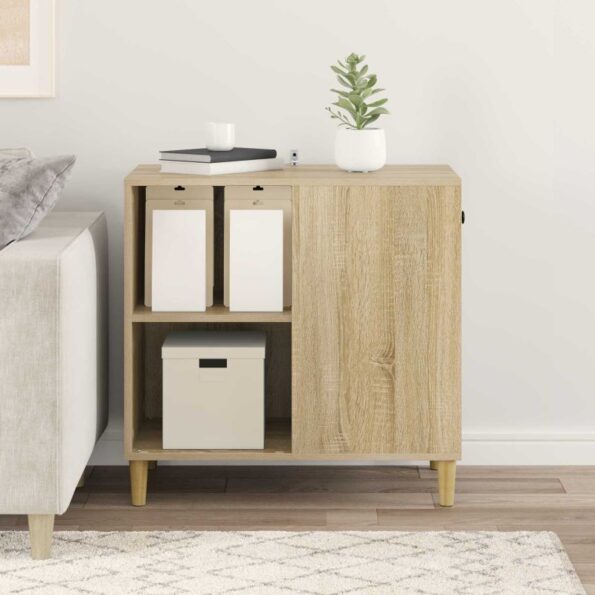 vidaXL Mačka Dom Sonoma 72 x 42.5 x 70 cm Kompozitné drevo – Obrázok 4