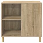 vidaXL Mačka Dom Sonoma 72 x 42.5 x 70 cm Kompozitné drevo – Obrázok 6