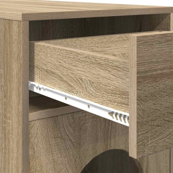 vidaXL Mačka Dom Sonoma 72 x 42.5 x 70 cm Kompozitné drevo – Obrázok 9