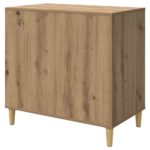 vidaXL Mačka Dom Remeselnícky dub 72 x 42.5 x 70 cm Kompozitné drevo – Obrázok 8