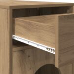 vidaXL Mačka Dom Remeselnícky dub 72 x 42.5 x 70 cm Kompozitné drevo – Obrázok 9