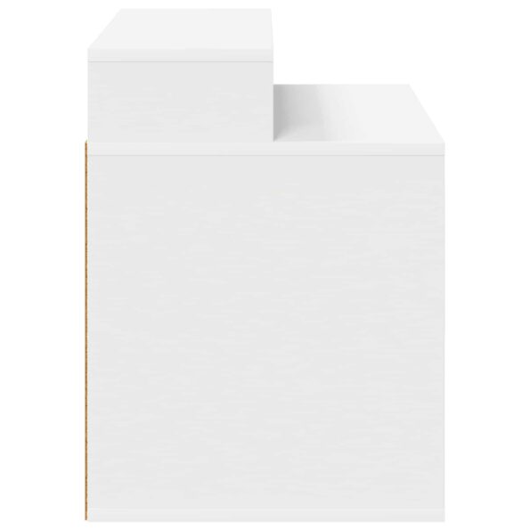 vidaXL Mačka Dom Biela 42,5 x 40 x 53,5 cm Kompozitné drevo – Obrázok 6
