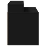 vidaXL Mačka Dom Čierna 42,5 x 40 x 53,5 cm Kompozitné drevo – Obrázok 6