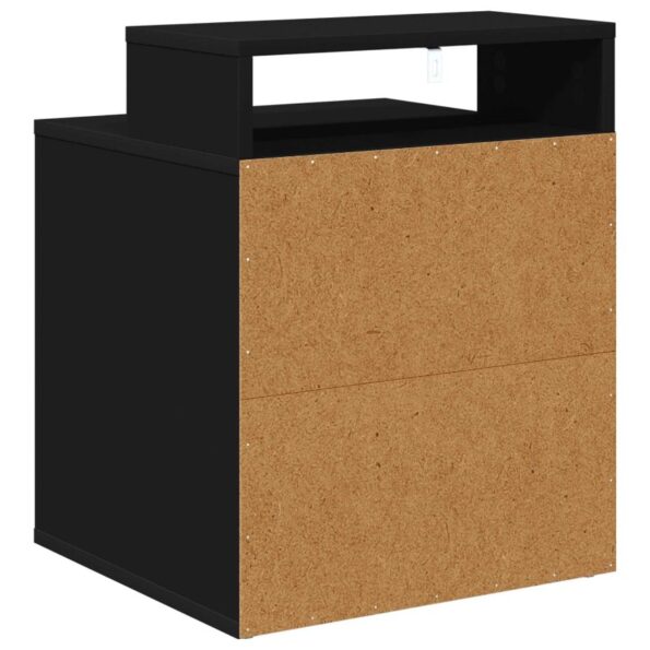 vidaXL Mačka Dom Čierna 42,5 x 40 x 53,5 cm Kompozitné drevo – Obrázok 7