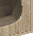 vidaXL Mačka Dom Sonoma 42,5 x 40 x 53,5 cm Kompozitné drevo – Obrázok 8