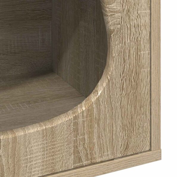 vidaXL Mačka Dom Sonoma 42,5 x 40 x 53,5 cm Kompozitné drevo – Obrázok 8