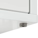 vidaXL Mačka Dom Lesklá biela 42.5 x 40 x 52.5 cm Kompozitné drevo – Obrázok 9