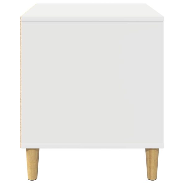 vidaXL Psí dom Biela 44 x 42 x 49 cm Kompozitné drevo – Obrázok 6