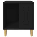 vidaXL Psí dom Čierna 44 x 42 x 49 cm Kompozitné drevo – Obrázok 5