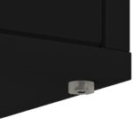 vidaXL Mačka Dom Čierna 53 x 52 x 62 cm Kompozitné drevo – Obrázok 10