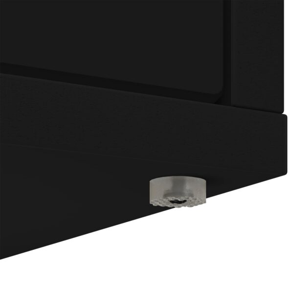 vidaXL Mačka Dom Čierna 53 x 52 x 62 cm Kompozitné drevo – Obrázok 10