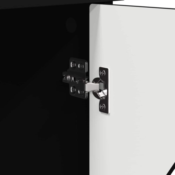 vidaXL Mačka Dom Čierna 53 x 52 x 62 cm Kompozitné drevo – Obrázok 11