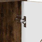 vidaXL Mačka Dom Dymová dub 53 x 52 x 62 cm Kompozitné drevo – Obrázok 11