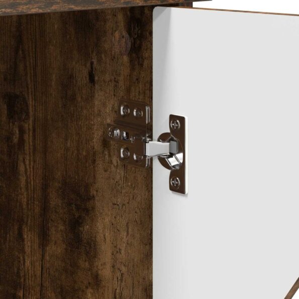 vidaXL Mačka Dom Dymová dub 53 x 52 x 62 cm Kompozitné drevo – Obrázok 11