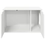 vidaXL Mačka Dom Biela 85 x 55 x 50,5 cm Kompozitné drevo – Obrázok 6