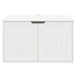 vidaXL Mačka Dom Biela 85 x 55 x 50,5 cm Kompozitné drevo – Obrázok 7