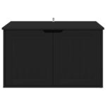 vidaXL Mačka Dom Čierna 85 x 55 x 50,5 cm Kompozitné drevo – Obrázok 7