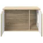 vidaXL Mačka Dom Sonoma 85 x 55 x 50,5 cm Kompozitné drevo – Obrázok 6