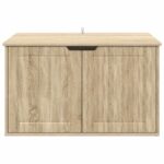 vidaXL Mačka Dom Sonoma 85 x 55 x 50,5 cm Kompozitné drevo – Obrázok 7