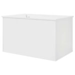 vidaXL Mačka Dom Lesklá biela 85 x 55 x 50,5 cm Kompozitné drevo – Obrázok 9
