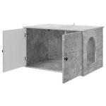 vidaXL Mačka Dom Betónová 85 x 55 x 50 cm Kompozitné drevo – Obrázok 5