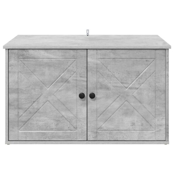 vidaXL Mačka Dom Betónová 85 x 55 x 50 cm Kompozitné drevo – Obrázok 7