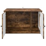 vidaXL Mačka Dom Dymová dub 85 x 55 x 50 cm Kompozitné drevo – Obrázok 6