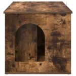 vidaXL Mačka Dom Dymová dub 85 x 55 x 50 cm Kompozitné drevo – Obrázok 8