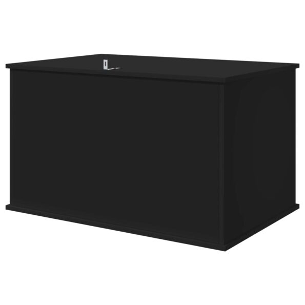 vidaXL Mačka Dom Čierna 85 x 55 x 50 cm Kompozitné drevo – Obrázok 8