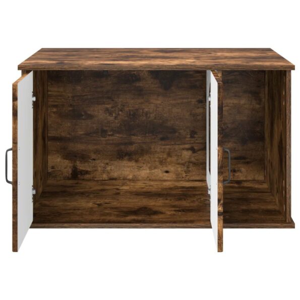 vidaXL Mačka Dom Dymová dub 85 x 55 x 50 cm Kompozitné drevo – Obrázok 5