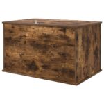 vidaXL Mačka Dom Dymová dub 85 x 55 x 50 cm Kompozitné drevo – Obrázok 8